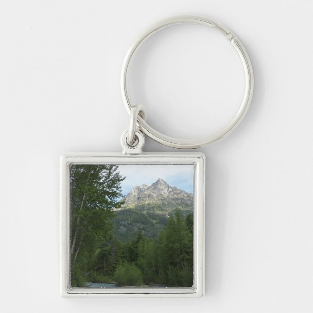McDonald Creek at Glacier National Park Key Ring (Front)