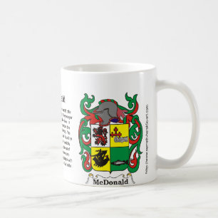 McDonald Family Crest on a mug