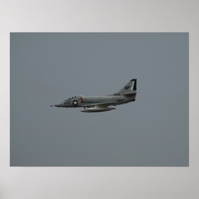 McDonnell Douglas A-4 Skyhawk. Poster (Front)