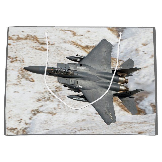 McDonnell Douglas F-15 Eagle Large Gift Bag (Front)