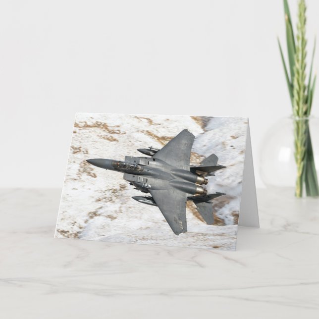 McDonnell Douglas F-15 Eagle Thank You Card (Front)