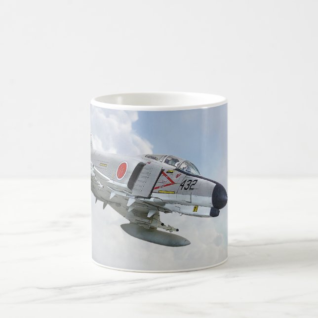 McDonnell-Douglas F- 4EJ Phantom II JASDF Coffee Mug (Center)