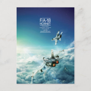 McDonnell Douglas F/A-18 Hornet postcard