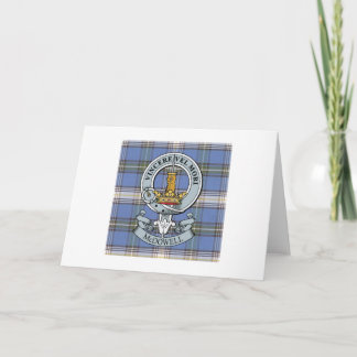 McDowell Crest + Tartan Greeting Card