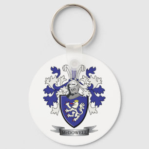McDowell Family Crest Coat of Arms Key Ring