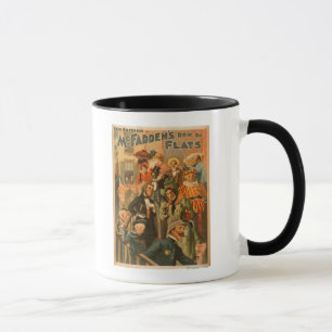 McFadden's row of flats new edition Theatre Mug