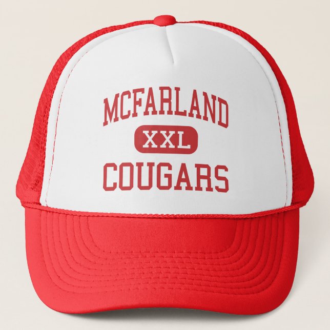 McFarland - Cougars - High - McFarland California Trucker Hat (Front)
