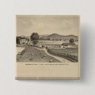 McFarland, Smith residences 15 Cm Square Badge