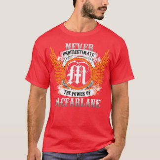 Mcfarlane Name Shirt Never Underestimate The Power