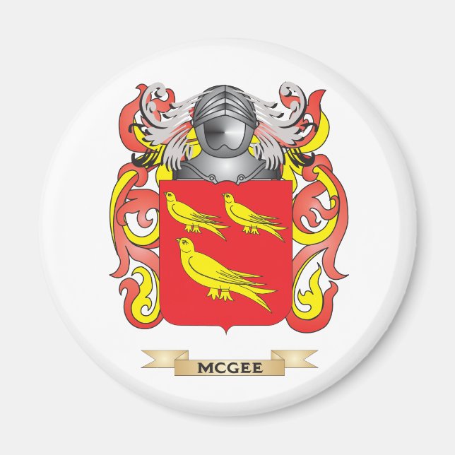 McGee Coat of Arms (Family Crest) Magnet (Front)