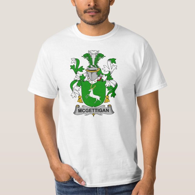 McGettigan Family Crest T-Shirt (Front)