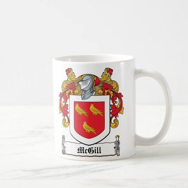 McGill Family Crest Coffee Mug (Right)