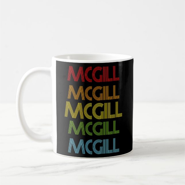 Mcgill Name Coffee Mug (Left)