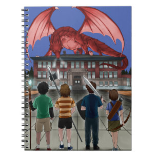 McGilvra DnD Club Kids vs. Dragon Spiral Notebook