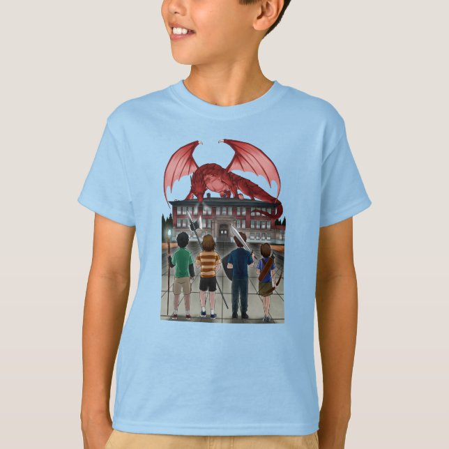 McGilvra DnD Club No Text Dragon One Sided T-Shirt (Front)