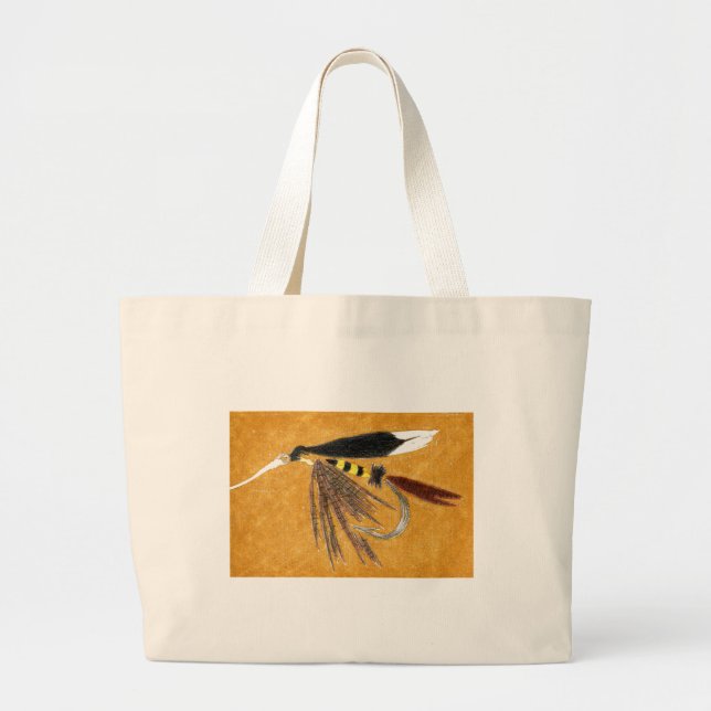 "McGinty" Wet Fly Jumbo Tote (Front)