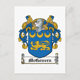McGovern Family Crest Postcard