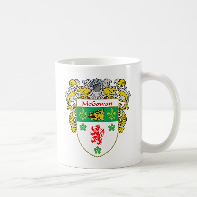 McGowan Coat of Arms (Mantled) Coffee Mug (Right)