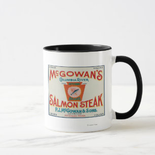 McGowan, Washington - Keystone Salmon Case Label Mug