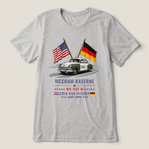 McGraw Kaserne Munich Cold War Veteran MP Tri-Blend Shirt