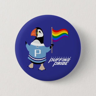 McGuffin Puffin Pride 6 Cm Round Badge