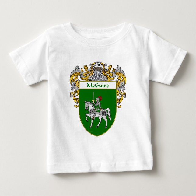 McGuire Coat of Arms (Mantled) Baby T-Shirt (Front)