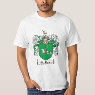 Mcguire Family Crest - Mcguire Coat of Arms T-Shirt