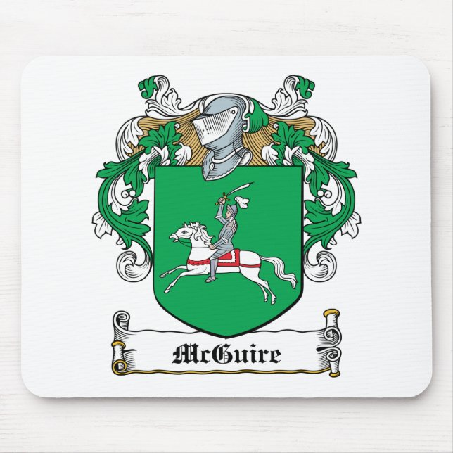 McGuire Family Crest Mouse Pad (Front)