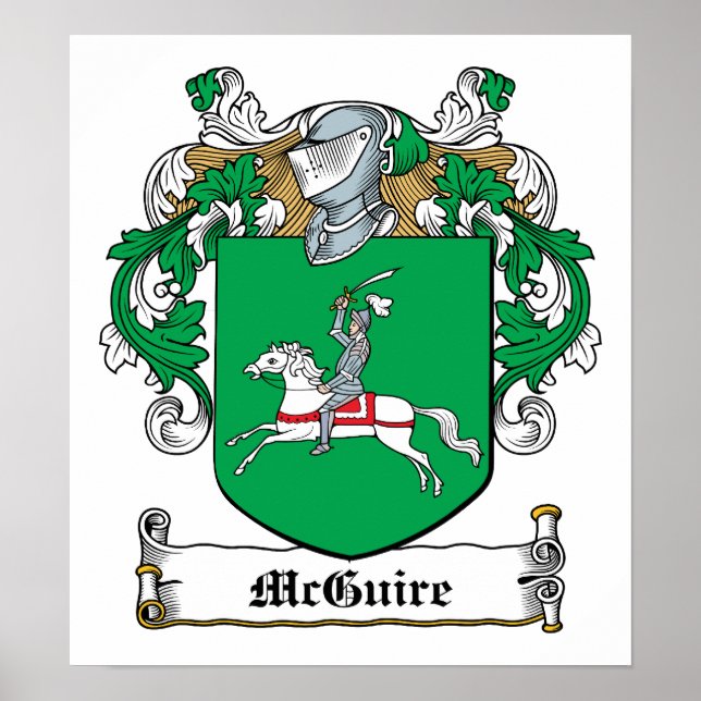 McGuire Family Crest Poster (Front)