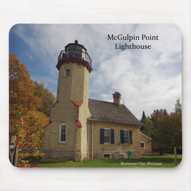 McGulpin Point Lighthouse mousepad (Front)