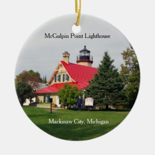 McGulpin Point Lighthouse(redroof) ornament