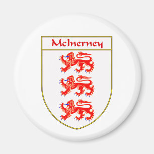 McInerney Coat of Arms/Family Crest Magnet