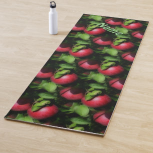 McIntosh Apples On The Tree Nature Pattern Yoga Mat