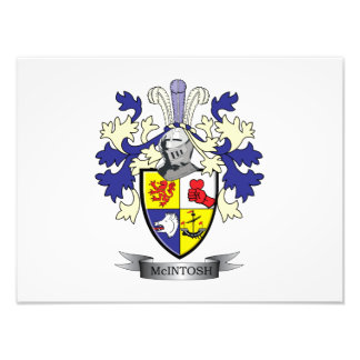 McIntosh Family Crest Coat of Arms Photo Print