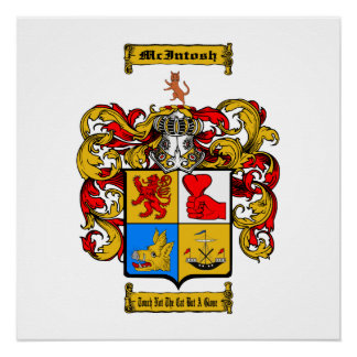 McIntosh (Scottish) Poster