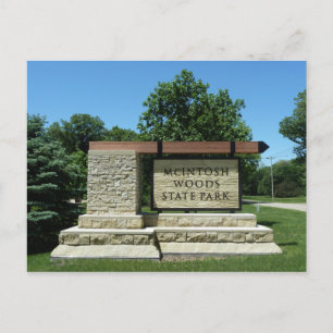 McIntosh Woods State Park, Iowa Postcard