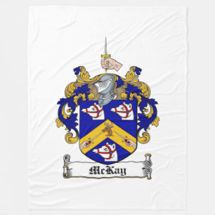 McKay Family Crest,Coat of Arms Fleece Blanket