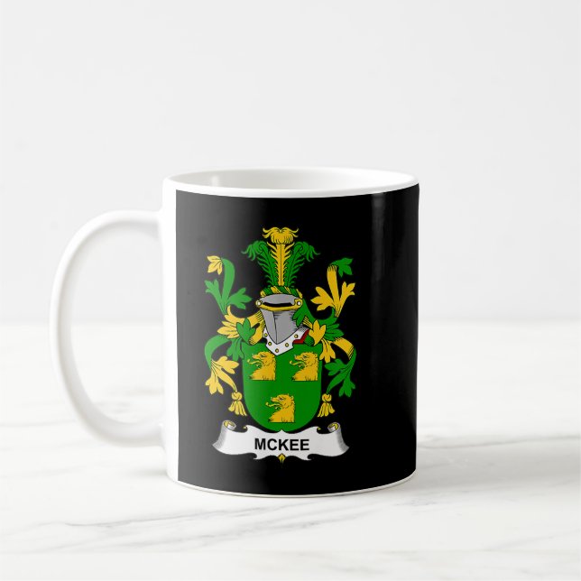 McKee Coat of Arms  Family Crest  Coffee Mug (Left)