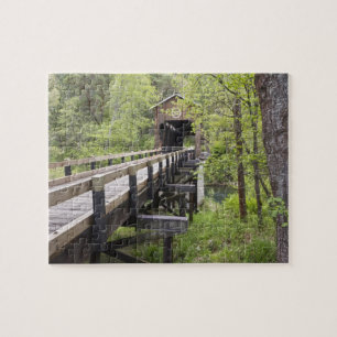 McKee covered bridge, Jacksonville, Oregon Jigsaw Puzzle