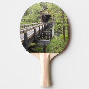 McKee covered bridge, Jacksonville, Oregon Ping Pong Paddle