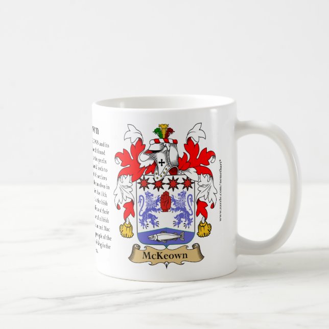 McKeown, the Origin, the Meaning and the Crest Coffee Mug (Right)