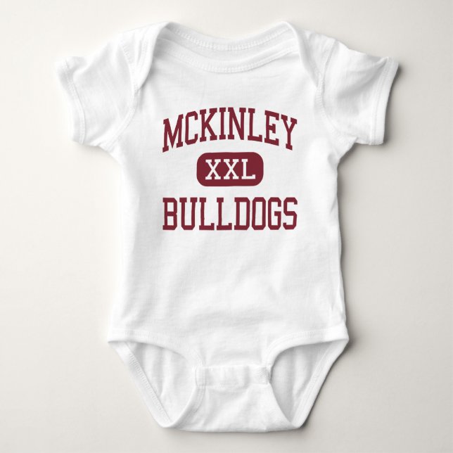 McKinley - Bulldogs - Vocational - Boston Baby Bodysuit (Front)