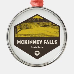 McKinney Falls State Park Texas Metal Ornament