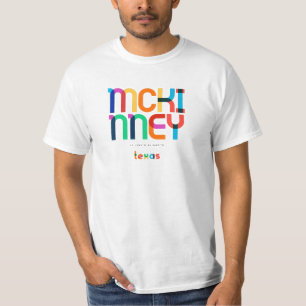 Mckinney Texas Mid Century, Pop Art, T-Shirt