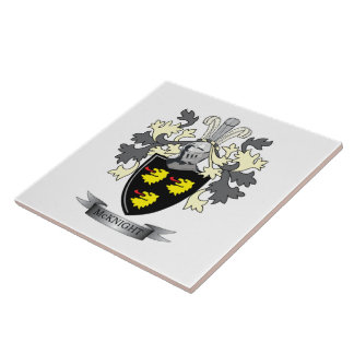 McKnight Family Crest Coat of Arms Tile