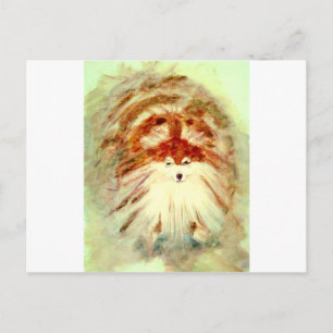 MClairArt's PawLoversArt Gift Products Postcard