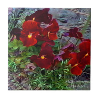 MClairArt's PhotosNArt Flower Ceramic Tiles