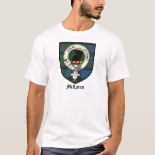 McLaren Clan Crest Badge Tartan T-Shirt