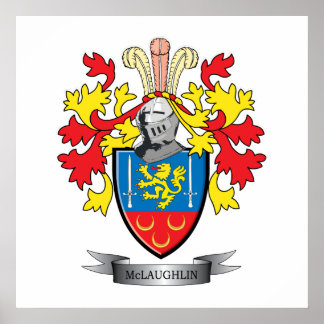 McLaughlin Coat of Arms Poster