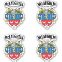 McLaughlin Crest Irish Translation & Meaning (x4)